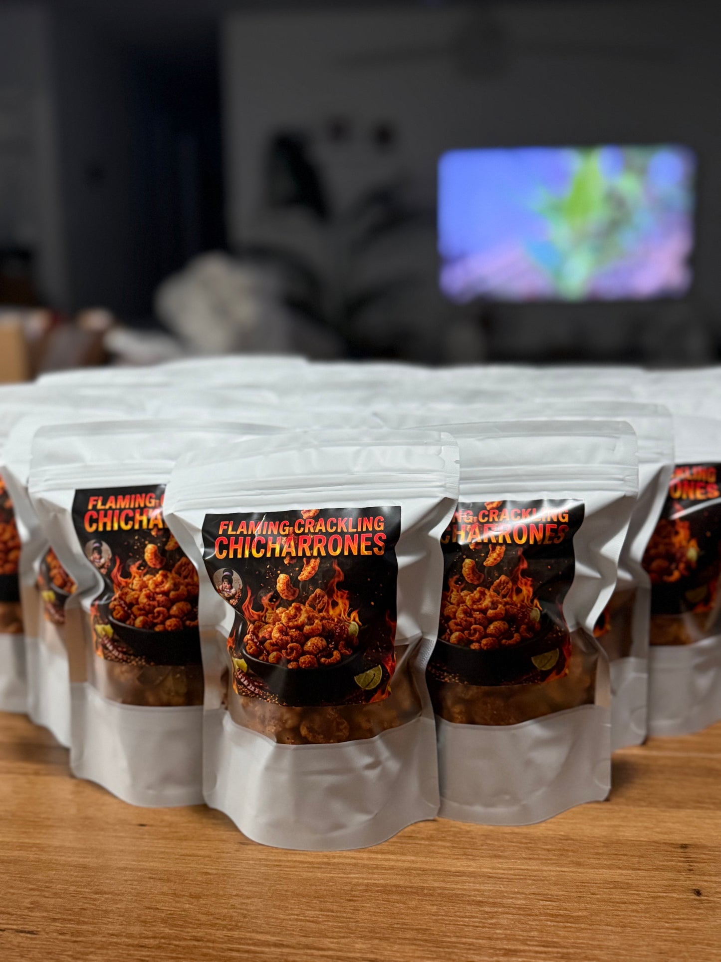 FLAMING CRACKING
CHICHARRONES