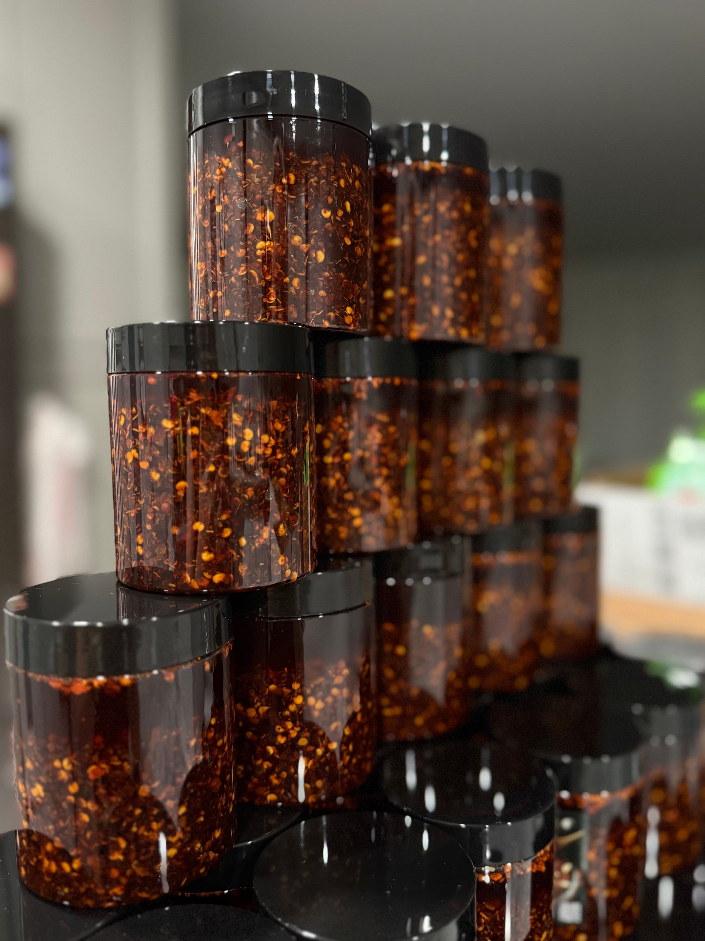 GARLIC CHILI OIL (8oz)