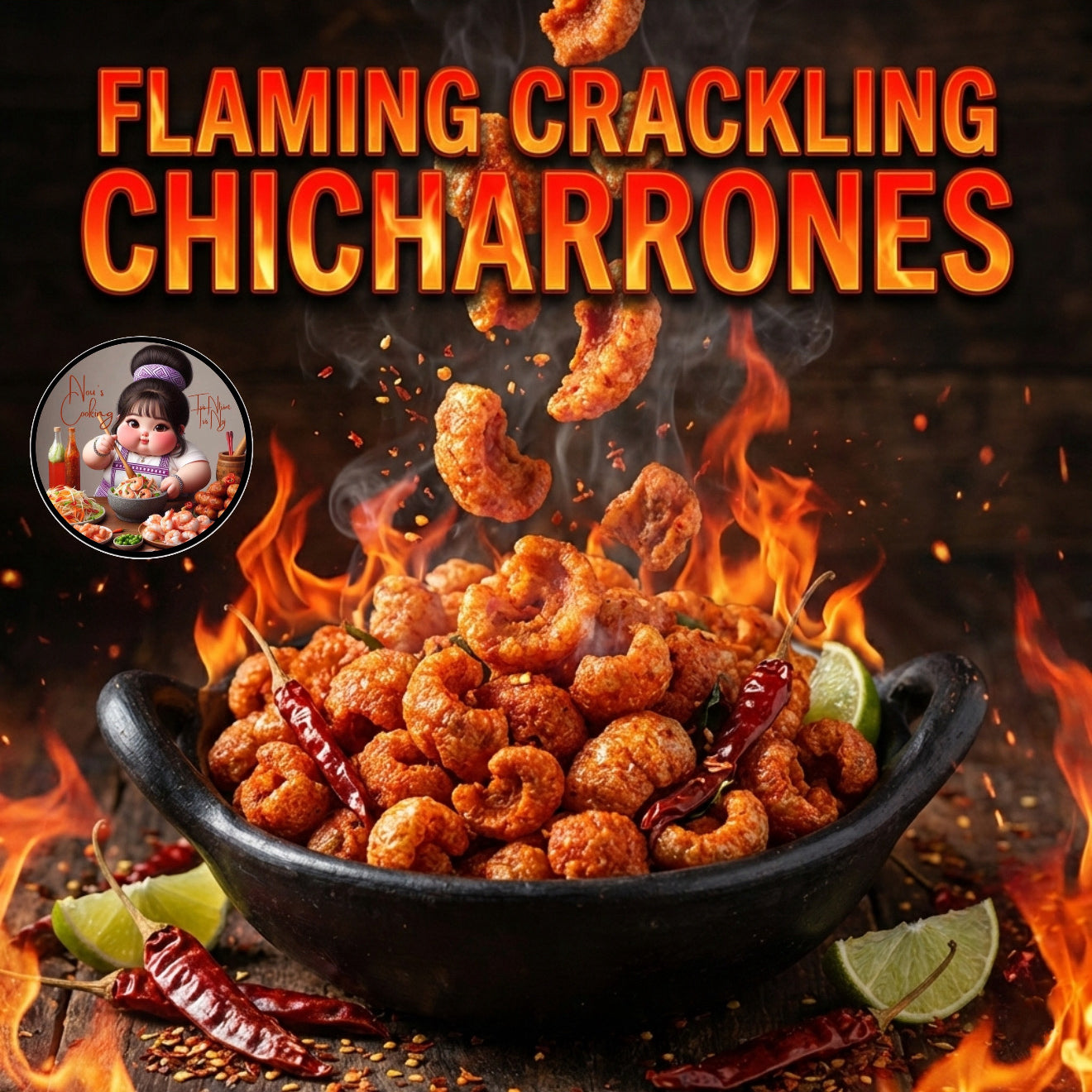 FLAMING CRACKING
CHICHARRONES