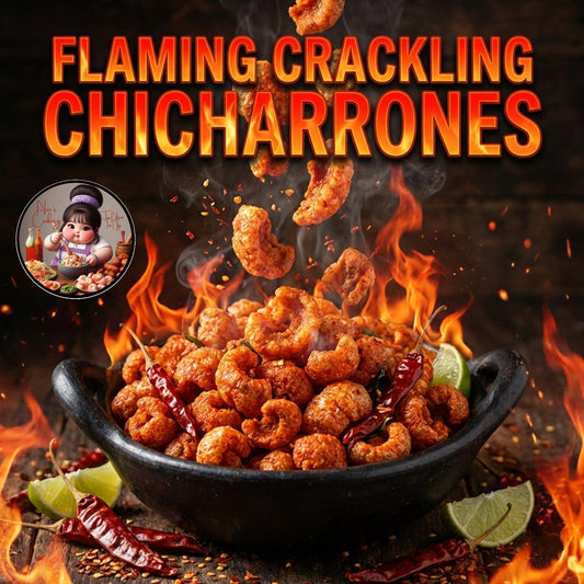 FLAMING CRACKING
CHICHARRONES
