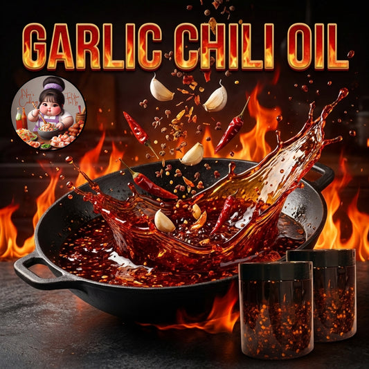 GARLIC CHILI OIL (8oz)