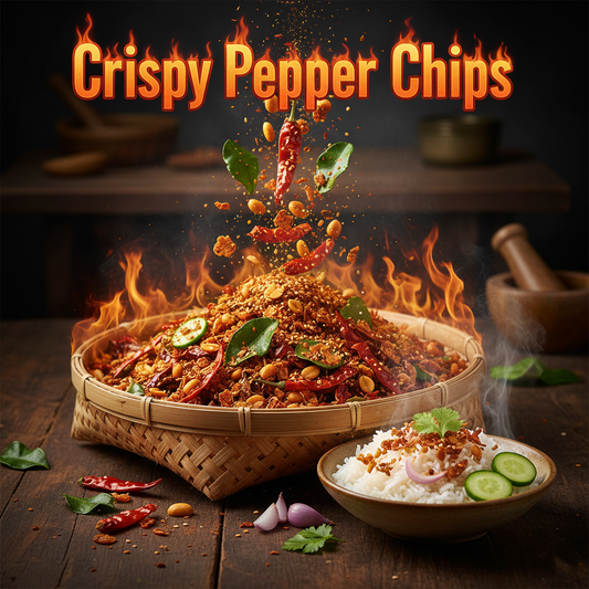 Crispy Pepper Chip (w/peanut)